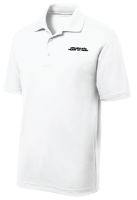 YST640 SportTek Racer Mesh Polo-WHITE